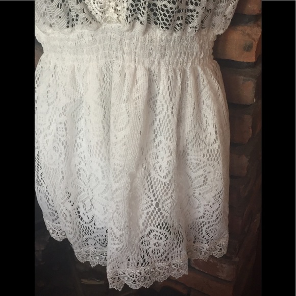 Lace BOHO babydoll top - Picture 7 of 8